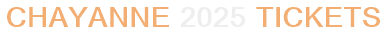 Chayanne 2025 Tickets